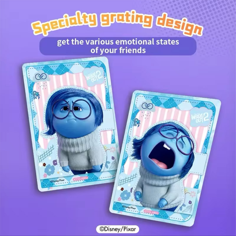 Disney Cardfun Inside Out 2 Vice Et Versa 2 Boite 10 Boosters 4 Cartes